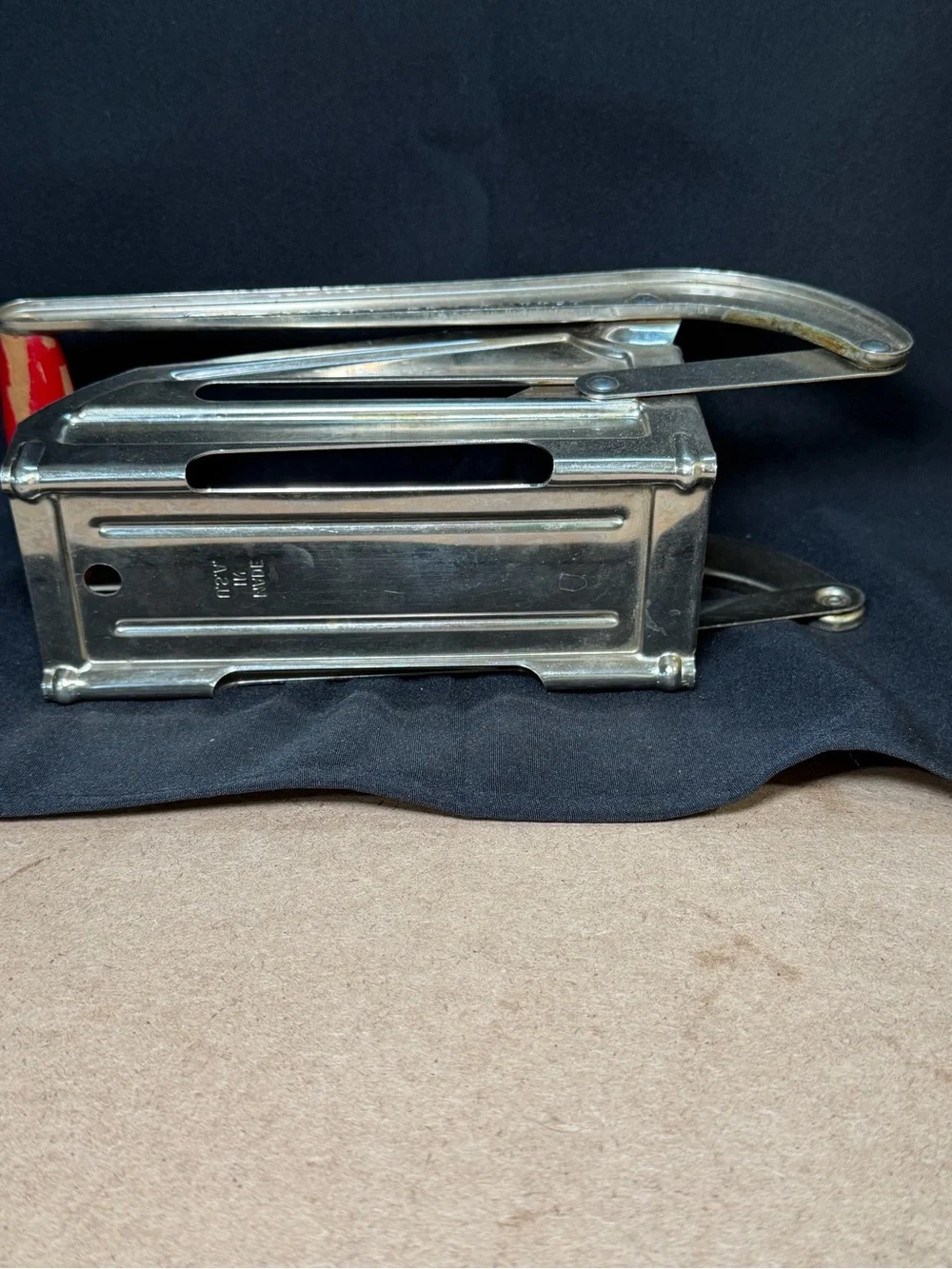 Vintage EKCO French Fry Cutter Maker Potato Vegetable Press USA Made decor